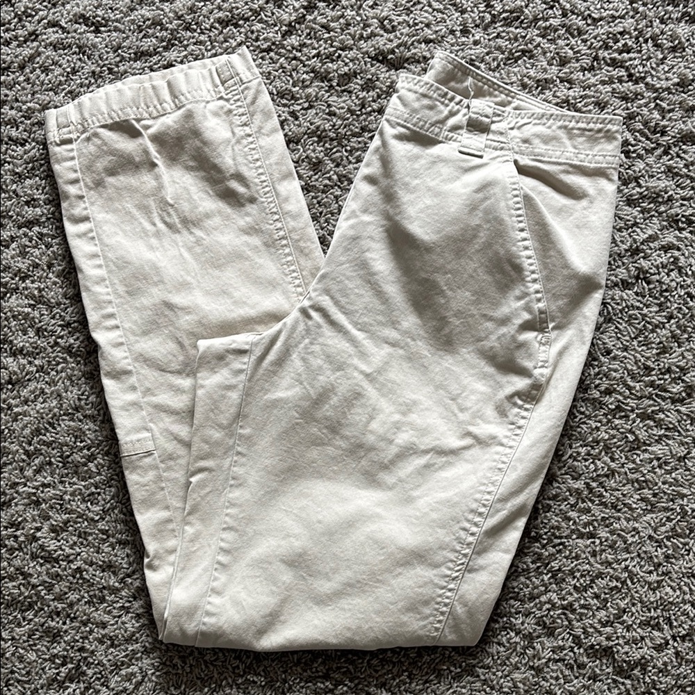 L.L. Bean Cream Easy Cotton Chino Pants - Picture 2 of 13